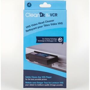 Allsop di‎ CleanDr VHS Video Head Cleaner Non-abrasive Dry Cleaning for VCR/VHS